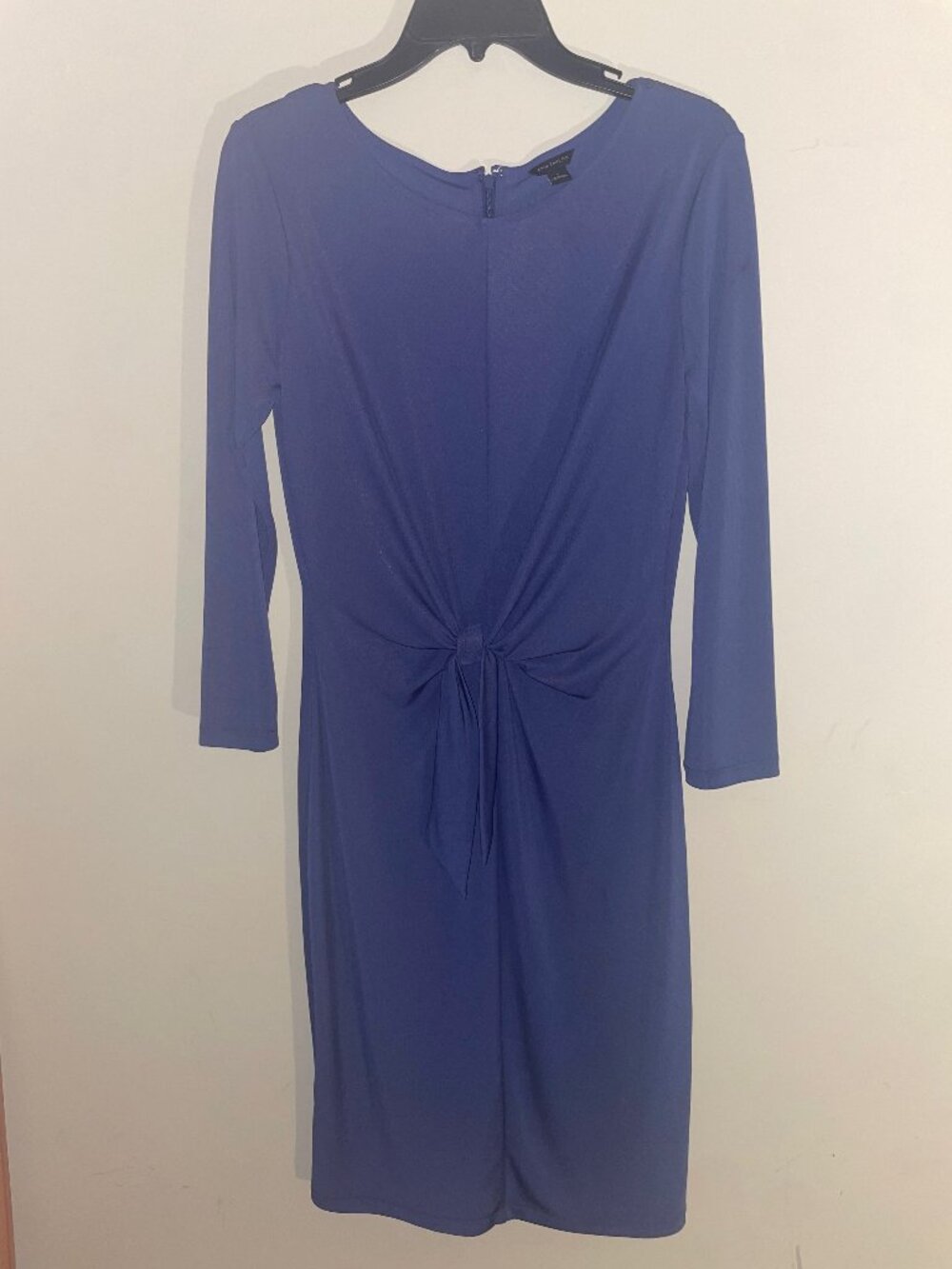 Ann Taylor Blue Knot Front Sheath Dress Size 6